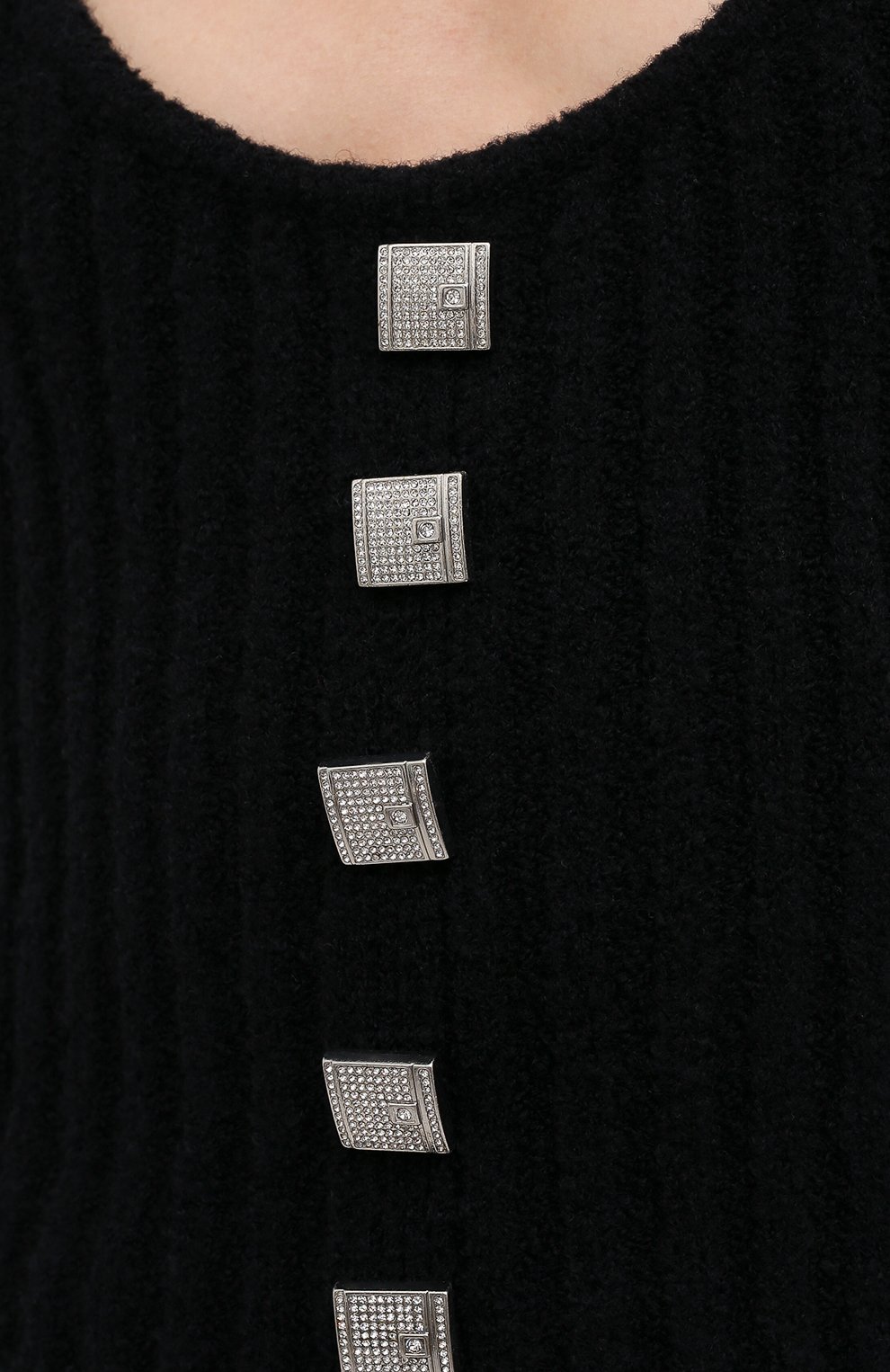 Свитер GIUSEPPE DI MORABITO черного цвета по цене 33350 руб., арт. PF21086KN-144, фото 5 Свитер GIUSEPPE DI MORABITO, арт. PF21086KN-144, фото 5