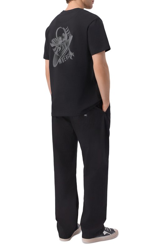 Хлопковая футболка Dirk Bikkembergs BMT1571 Чёрный  BMT1571 Фото 2