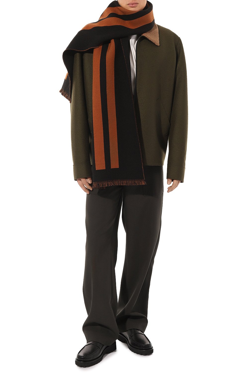 Шерстяной шарф ZEGNA, арт. Z6L49SA6/24A, фото 2