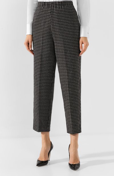 Брюки в клет ку FORTE_FORTE, арт. 6743, фото 3