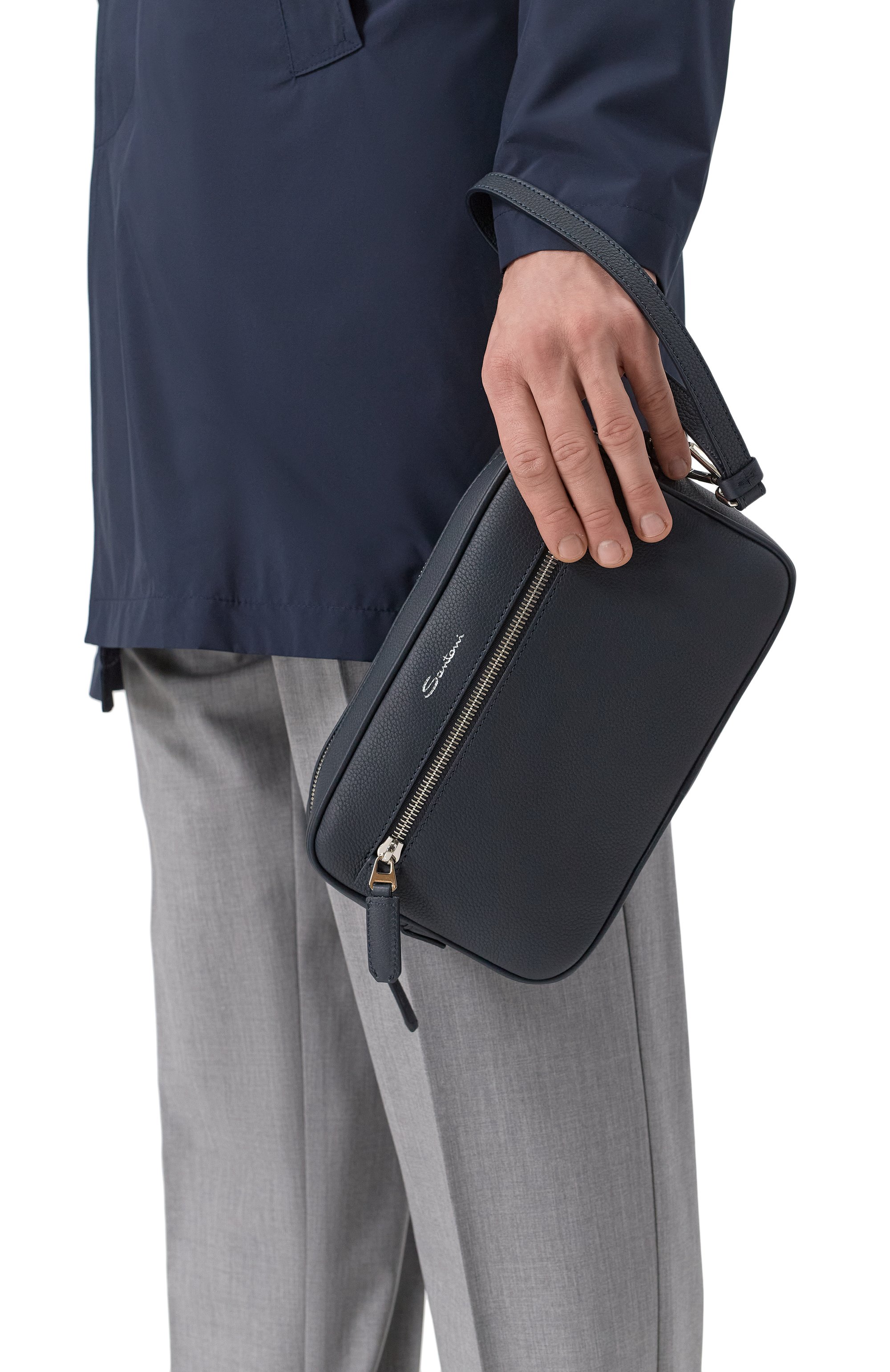 Борсетка SANTONI, арт. UFPGA2565F0-ASIW, фото 2