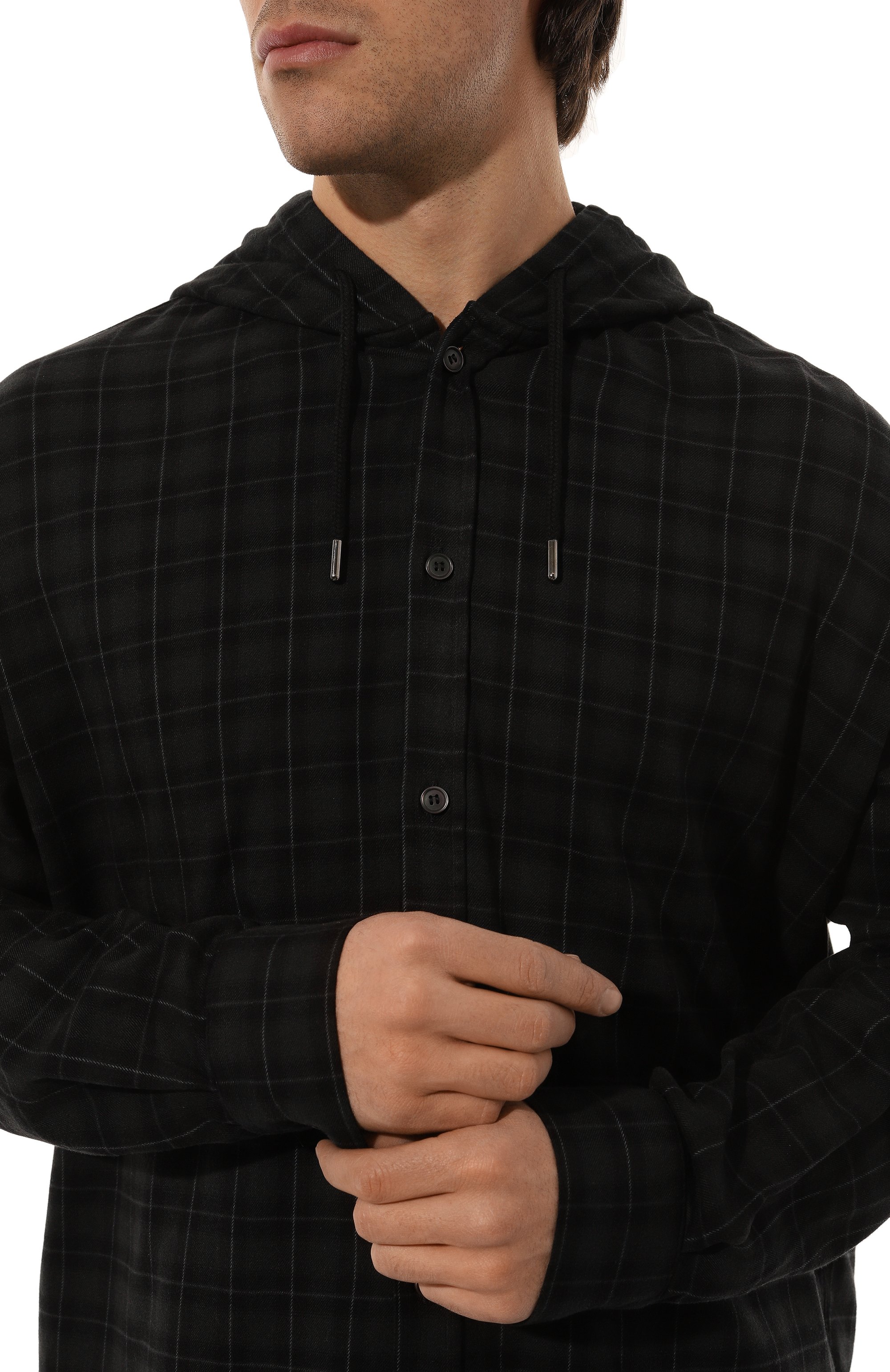 Рубашка из хлопка и вискозы DIESEL, арт. A16214/0TKAG, фото 5