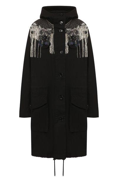 Женская хлопковая парка DRIES VAN NOTEN, арт. 191-10515-7293