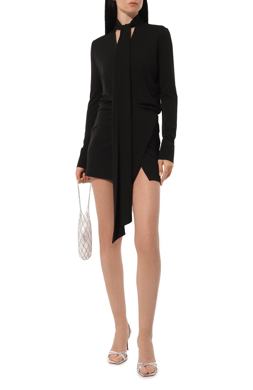 Платье SASHAVERSE черного цвета по цене 74250 руб., арт. D113/CNC.MSO/8301.900/SS24, фото 2 Платье SASHAVERSE, арт. D113/CNC.MSO/8301.900/SS24, фото 2