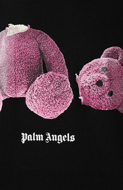 Хлопковая футболка PALM ANGELS, арт. PMAA001F194130031028/W, фото 5