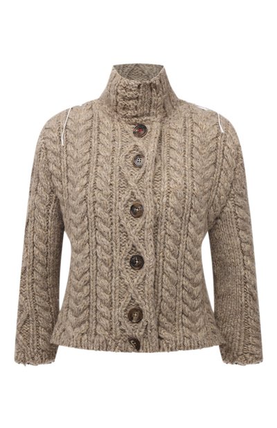 Женский кардиган из шерсти и хлопка MAISON MARGIELA, арт. S51GP0224/S17802