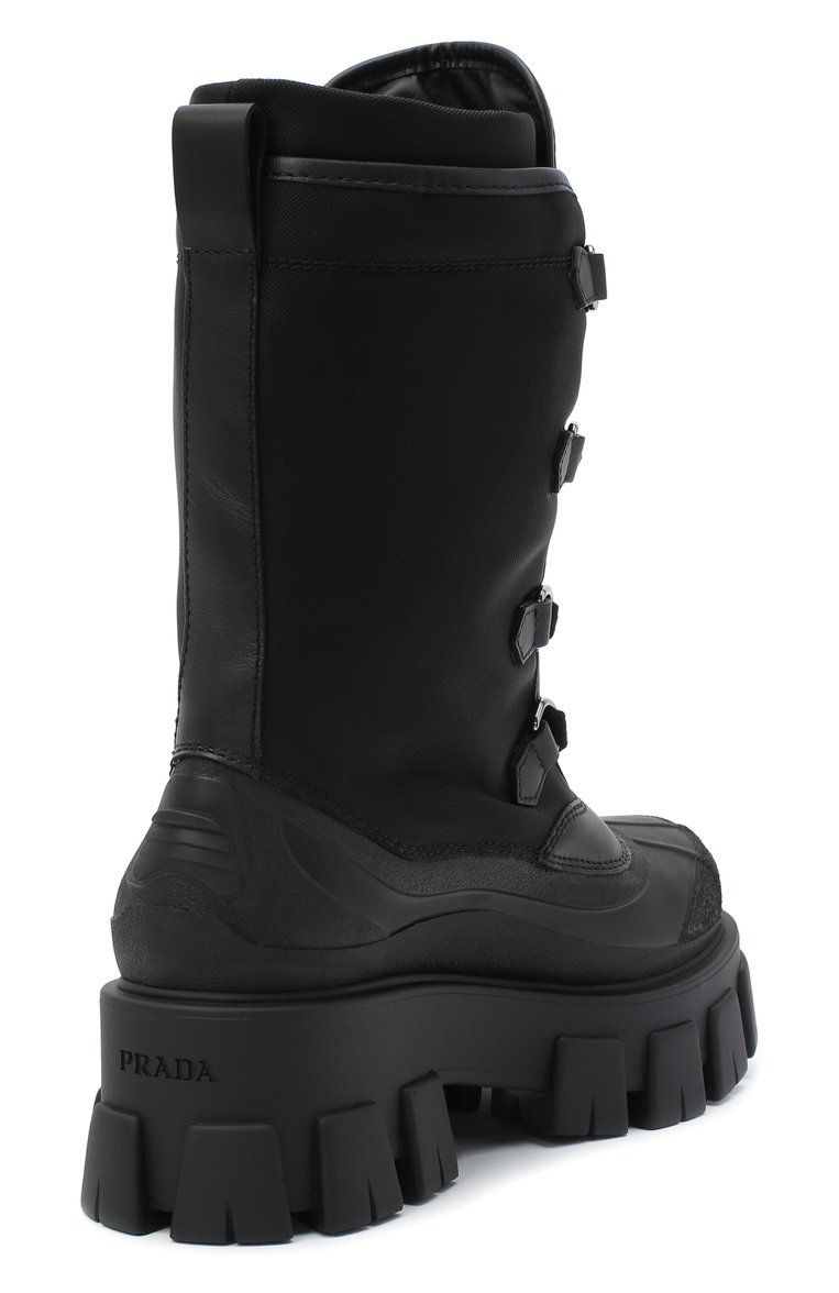Комбинированные ботинки PRADA, арт. 1U363M-3KML-F0002-055, фото 3