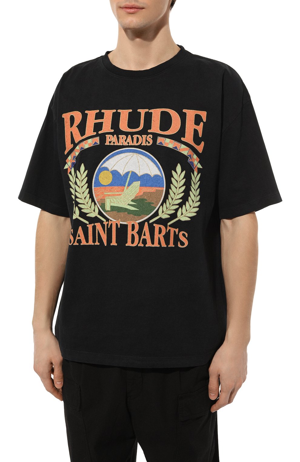 Хлопковая футболка RHUDE, арт. RHPS23TT07837610, фото 3