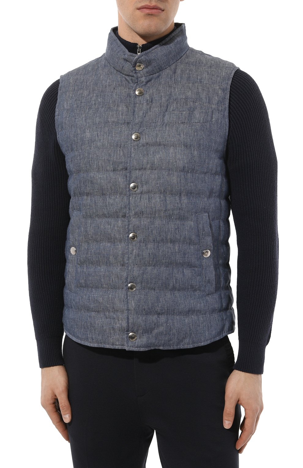 Пуховый жилет BRUNELLO CUCINELLI, арт. MS498B2309, фото 3