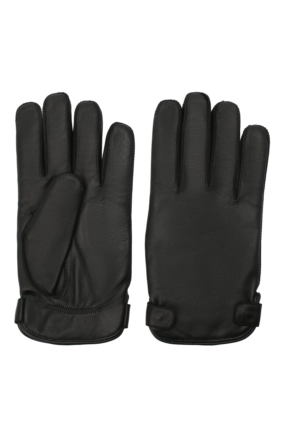 Кожаные перчатки ZEGNA черного цвета по цене 54950 руб., арт. Z8G52/G8C, фото 2 Кожаные перчатки ZEGNA, арт. Z8G52/G8C, фото 2
