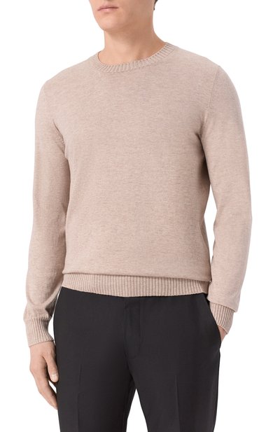 Джемпер из хлопка и кашемира GRAN SASSO, арт. 57167/23216, фото 3