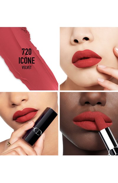 Помада для губ с вельветовым финишем rouge dior, оттенок 720 икона (3,5g) DIOR, арт. C035600720, фото 3