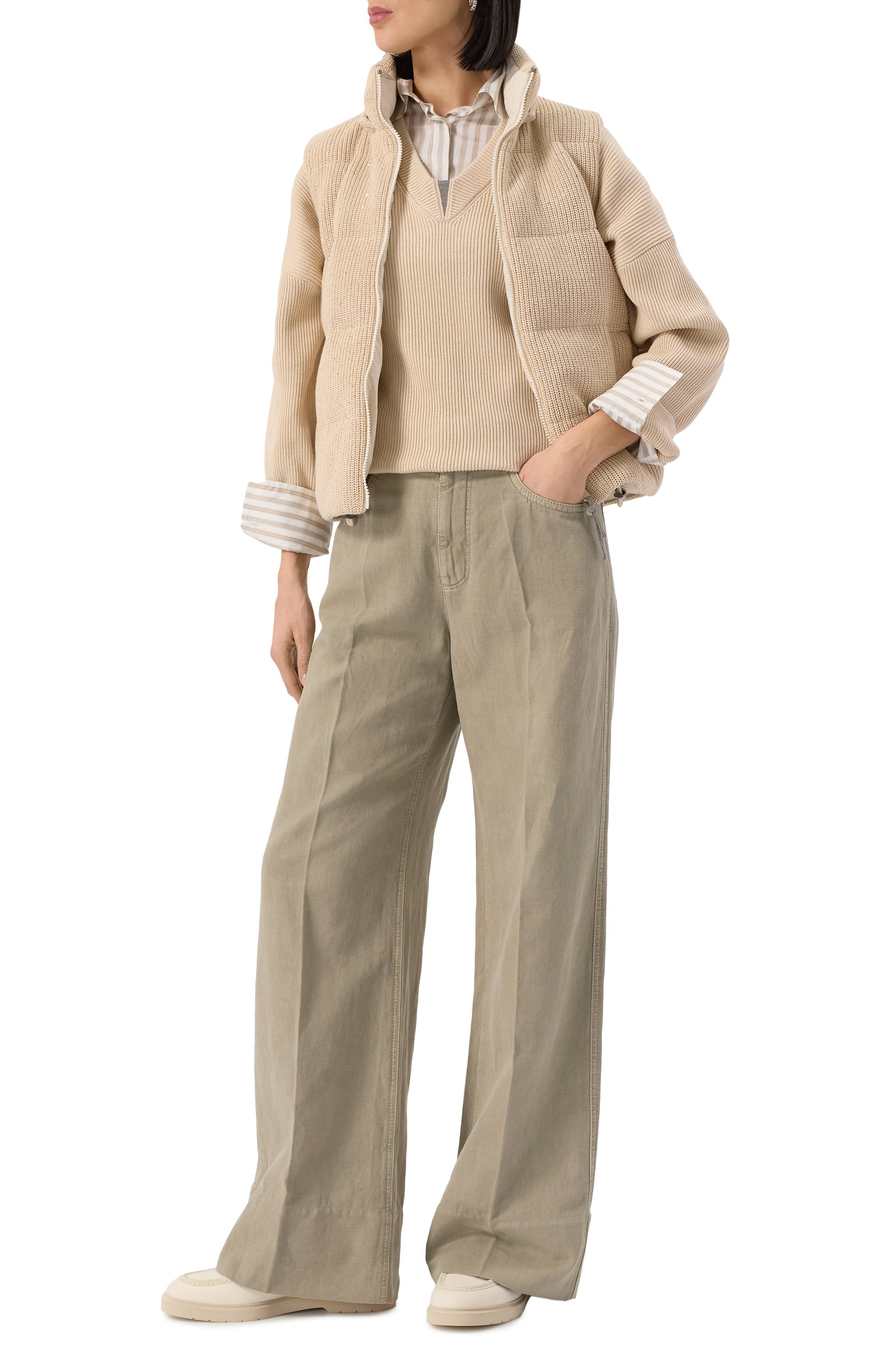 Текстильные пенни-лоферы BRUNELLO CUCINELLI, арт. MZ12G2956, фото 2