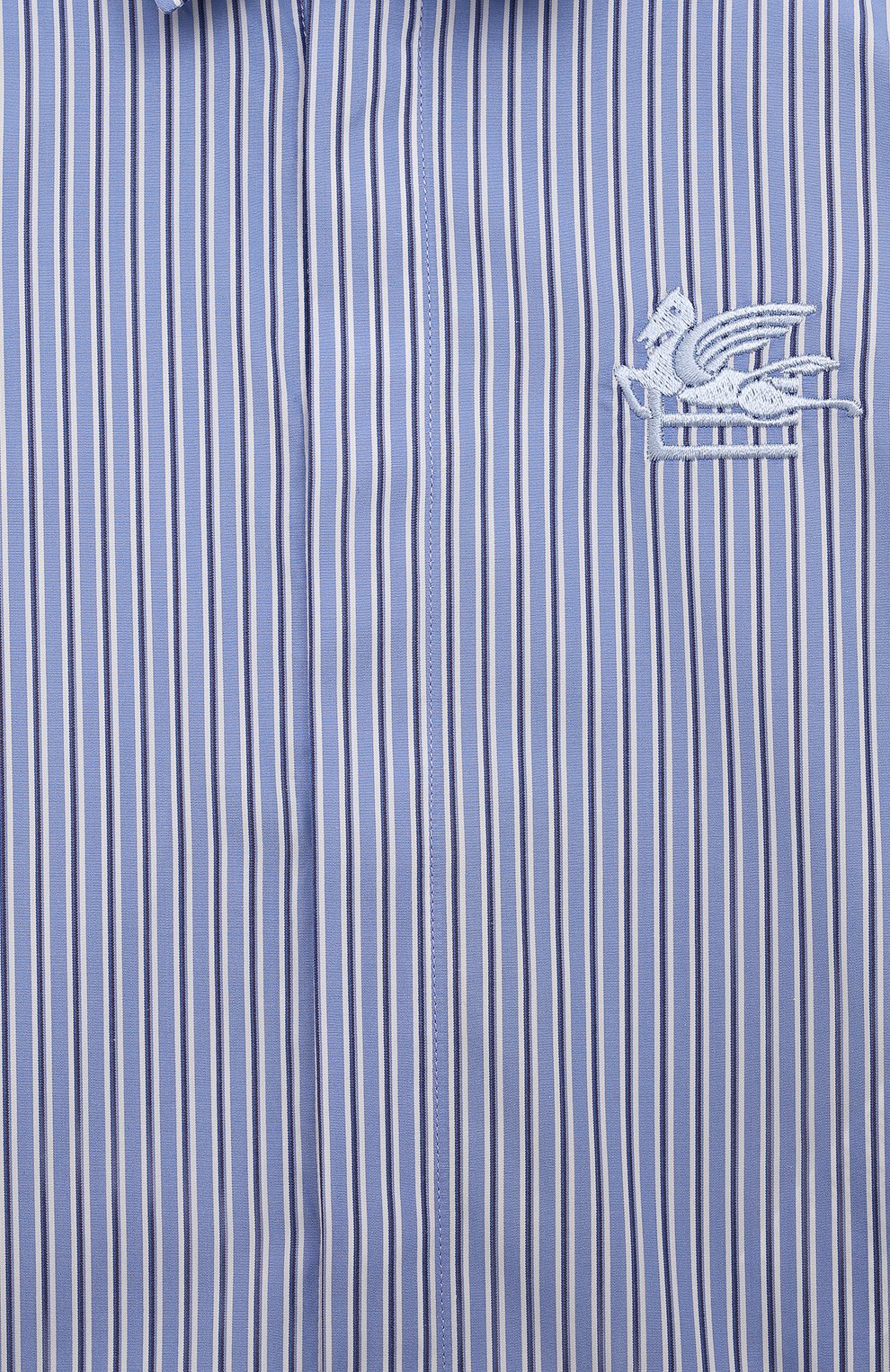 Хлопковая рубашка ETRO голубого цвета по цене 22550 руб., арт. GV5510, фото 3 Хлопковая рубашка ETRO, арт. GV5510, фото 3