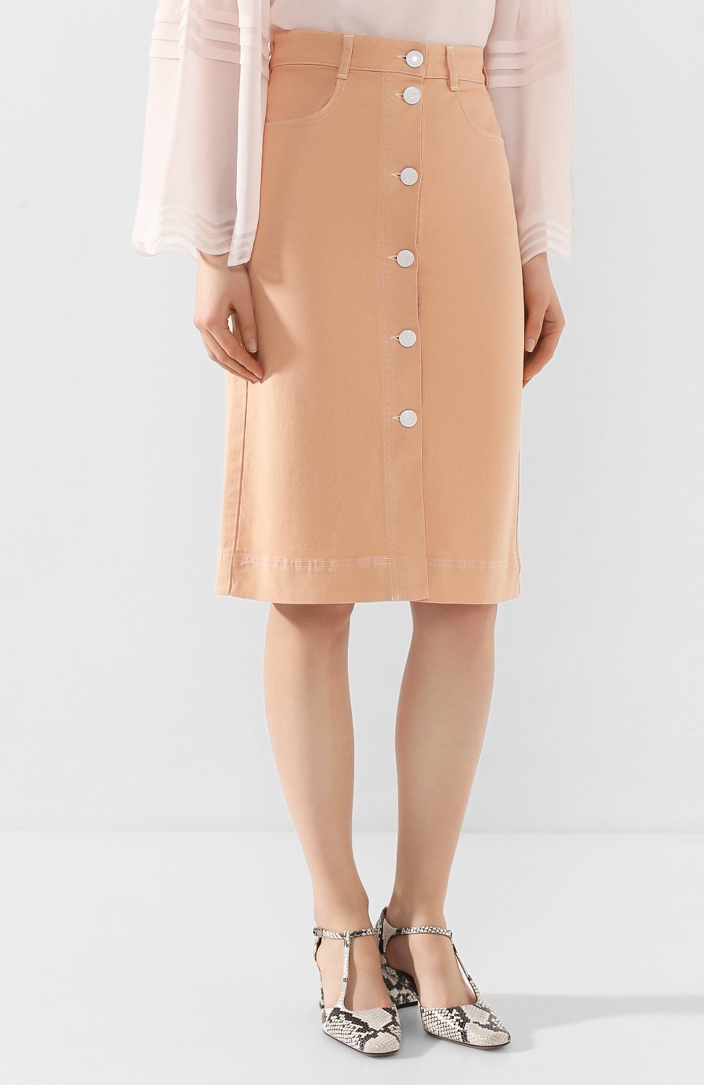 Джинсовая юбка SEE BY CHLOÉ, арт. CHS20SDJ07163, фото 3