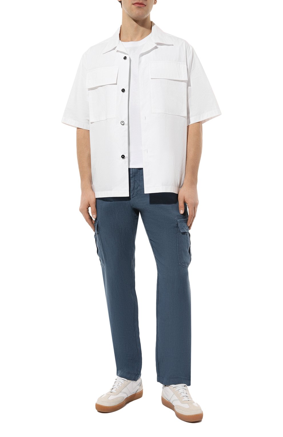 Льняные брюки-карго 120% LINO, арт. 31ALIM29DX/000D943/000, фото 2