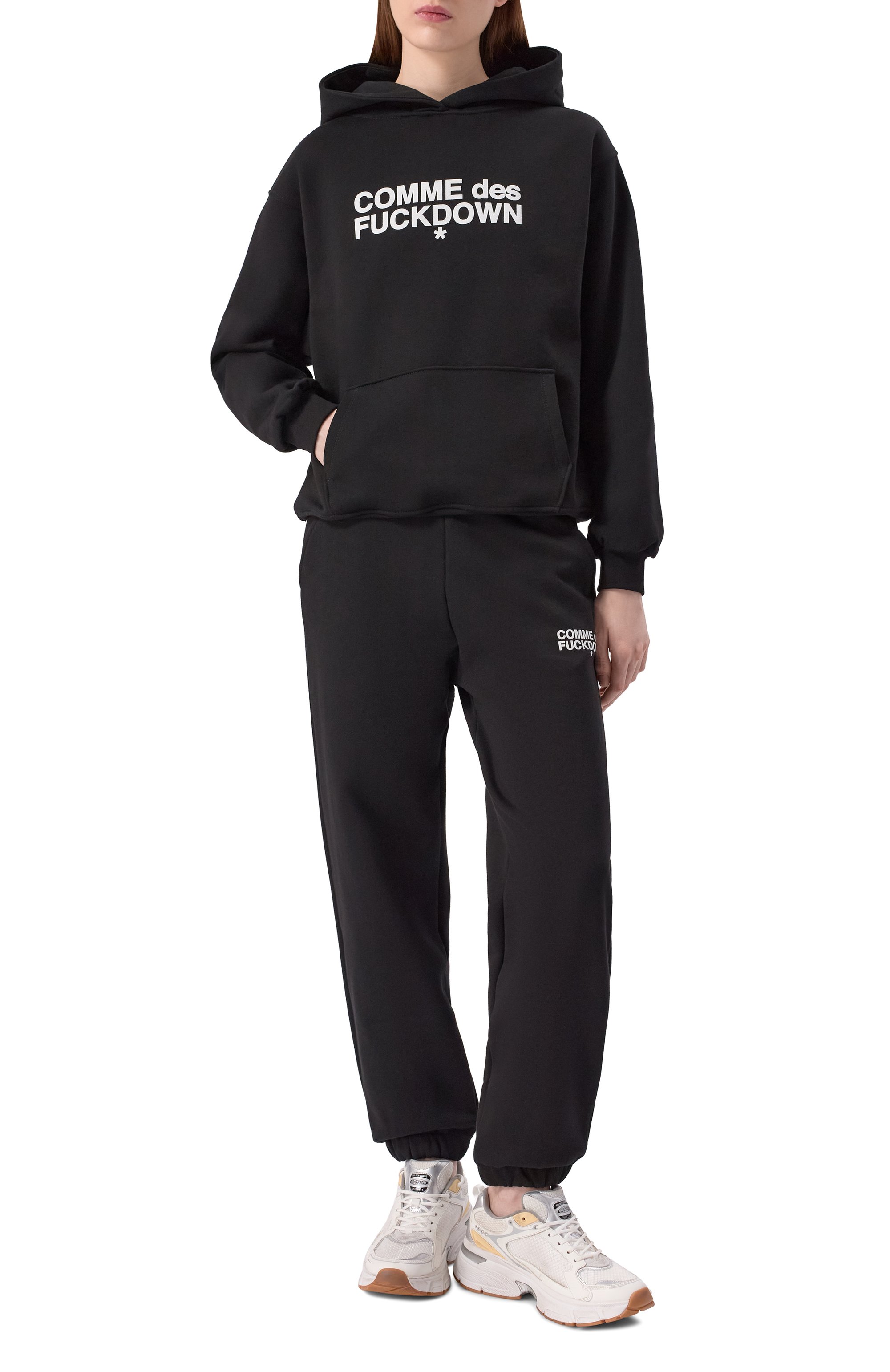 Хлопковое худи COMME DES FUCKDOWN, арт. CFABW01355, фото 2