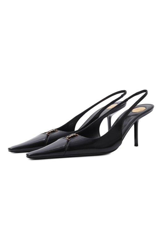 Кожаные туфли Babylone Breteuil 75 Saint Laurent 858966/AAEHI Чёрный 858966/AAEHI