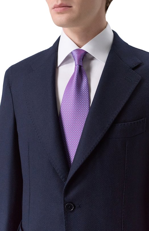 Шелковый галстук Stefano Ricci CCXL/60017 Фиолетовый  CCXL/60017 Фото 2