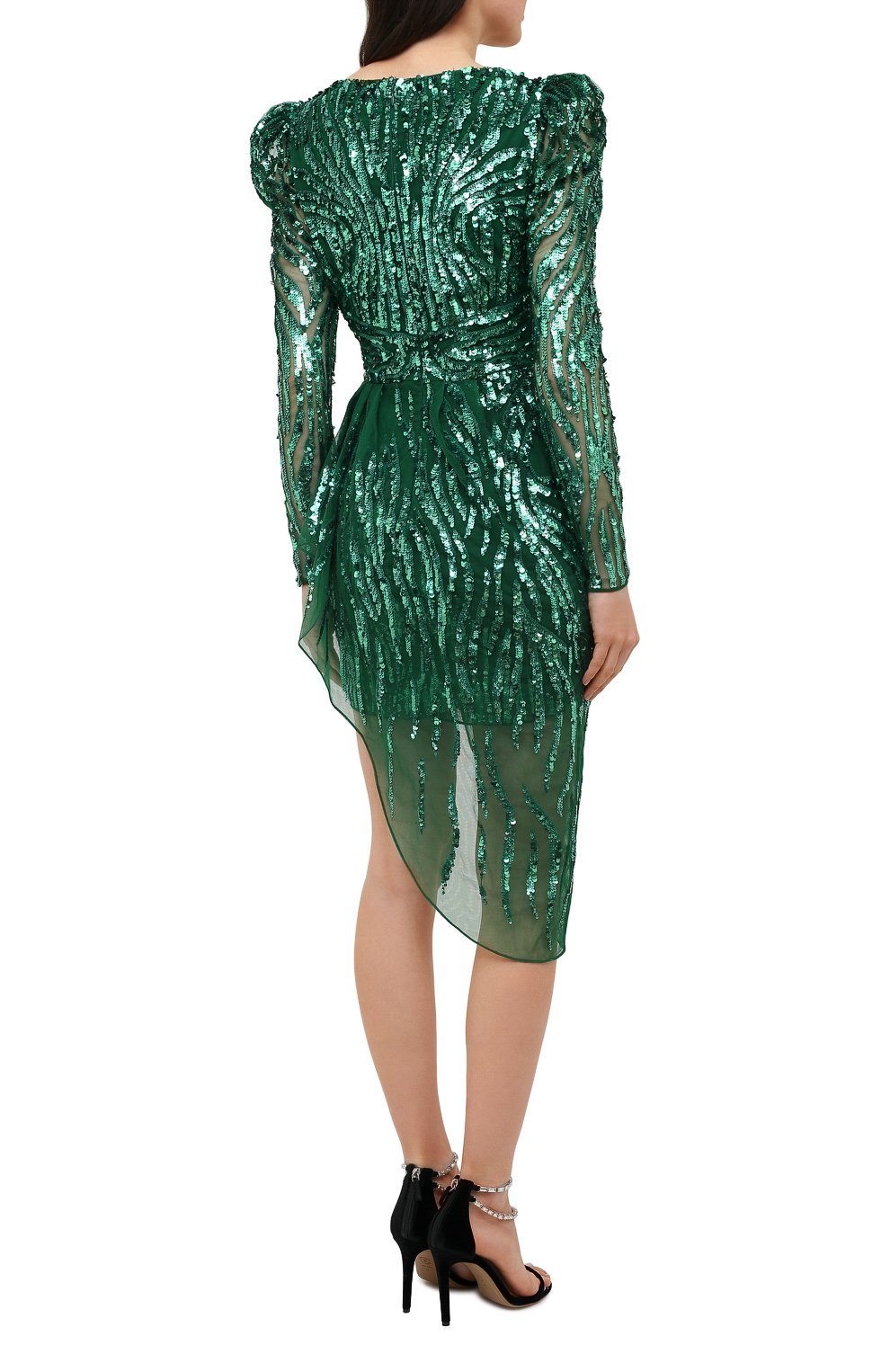 Платье с пайетками ZUHAIR MURAD, арт. DRP20024/EMCH002, фото 4