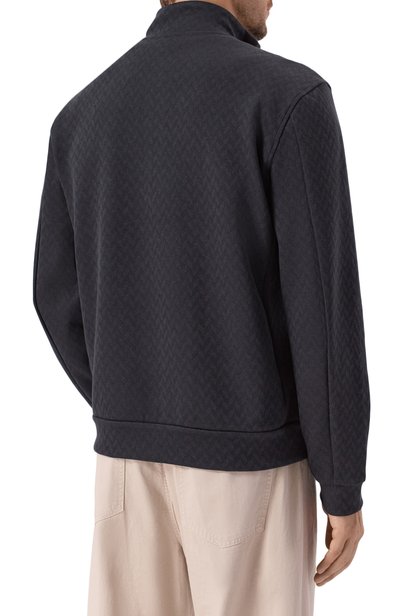 Толстовка из хлопка и лиоцелла EMPORIO ARMANI, арт. EM007350/AF13700, фото 4
