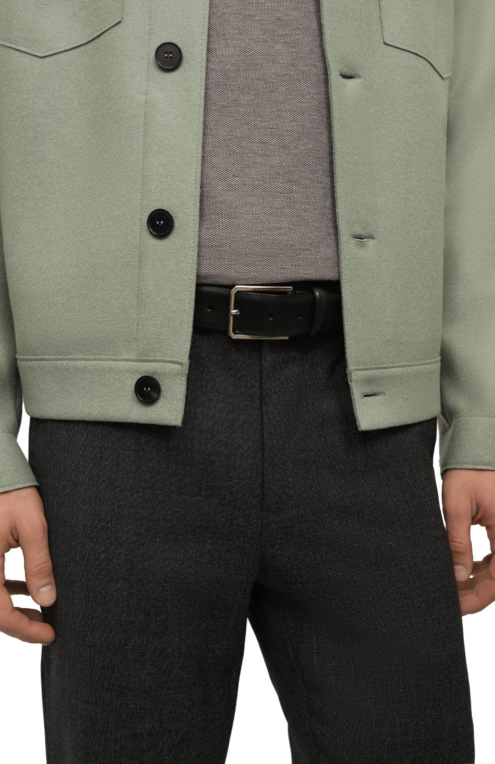 Кожаный ремень SANTONI, арт. CM35VS003B91ESC1V34, фото 2