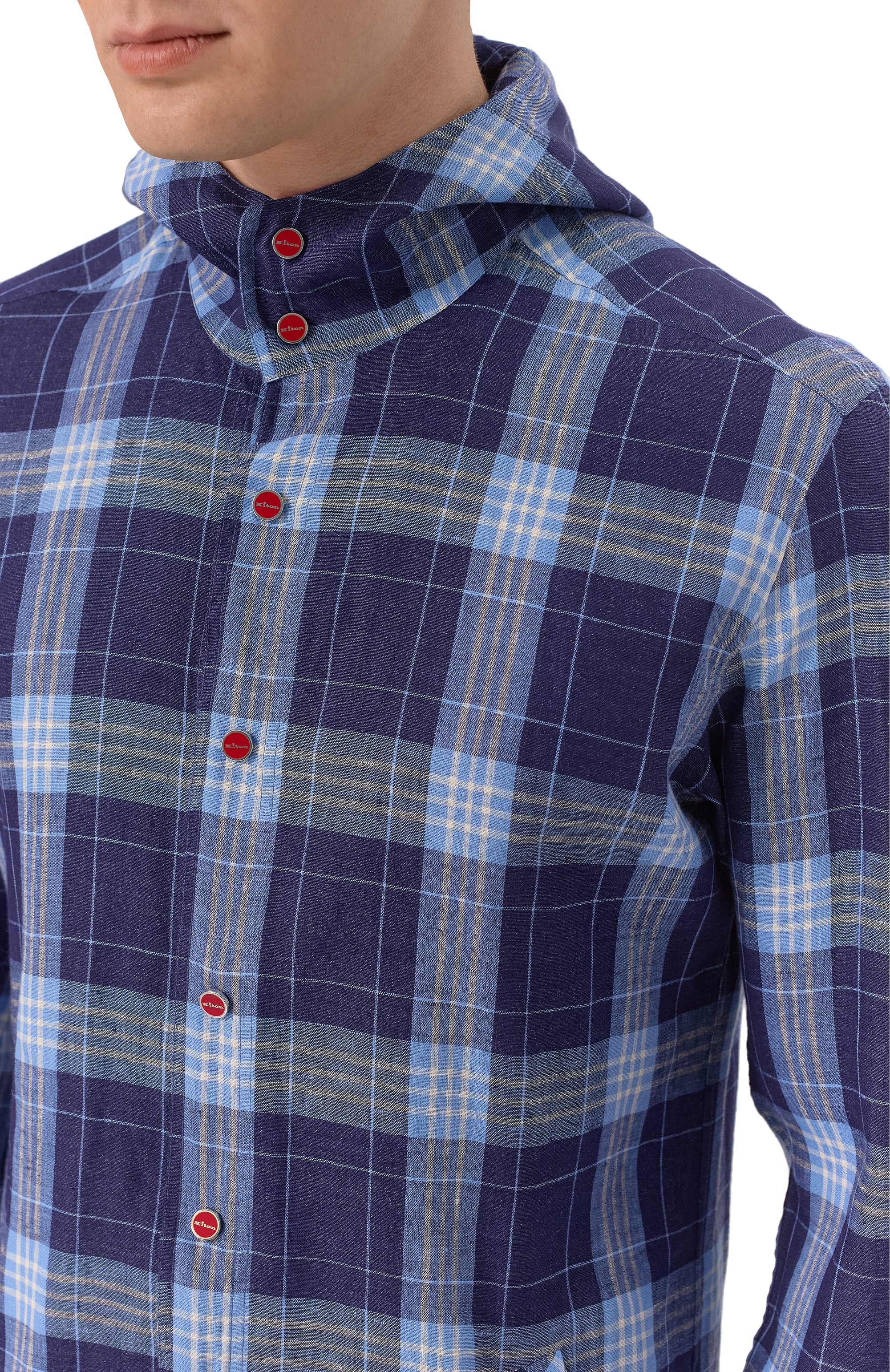 Льняная рубашка KITON, арт. UMCMARH0926701, фото 5