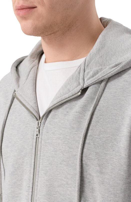 Хлопковая толстовка Dries Van Noten 021138/3611 Серый  021138/3611 Фото 5