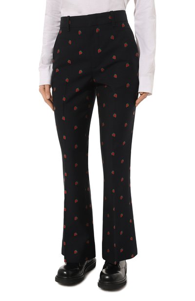 Шерстяные брюки GUCCI, арт. 523574 ZABWM, фото 3