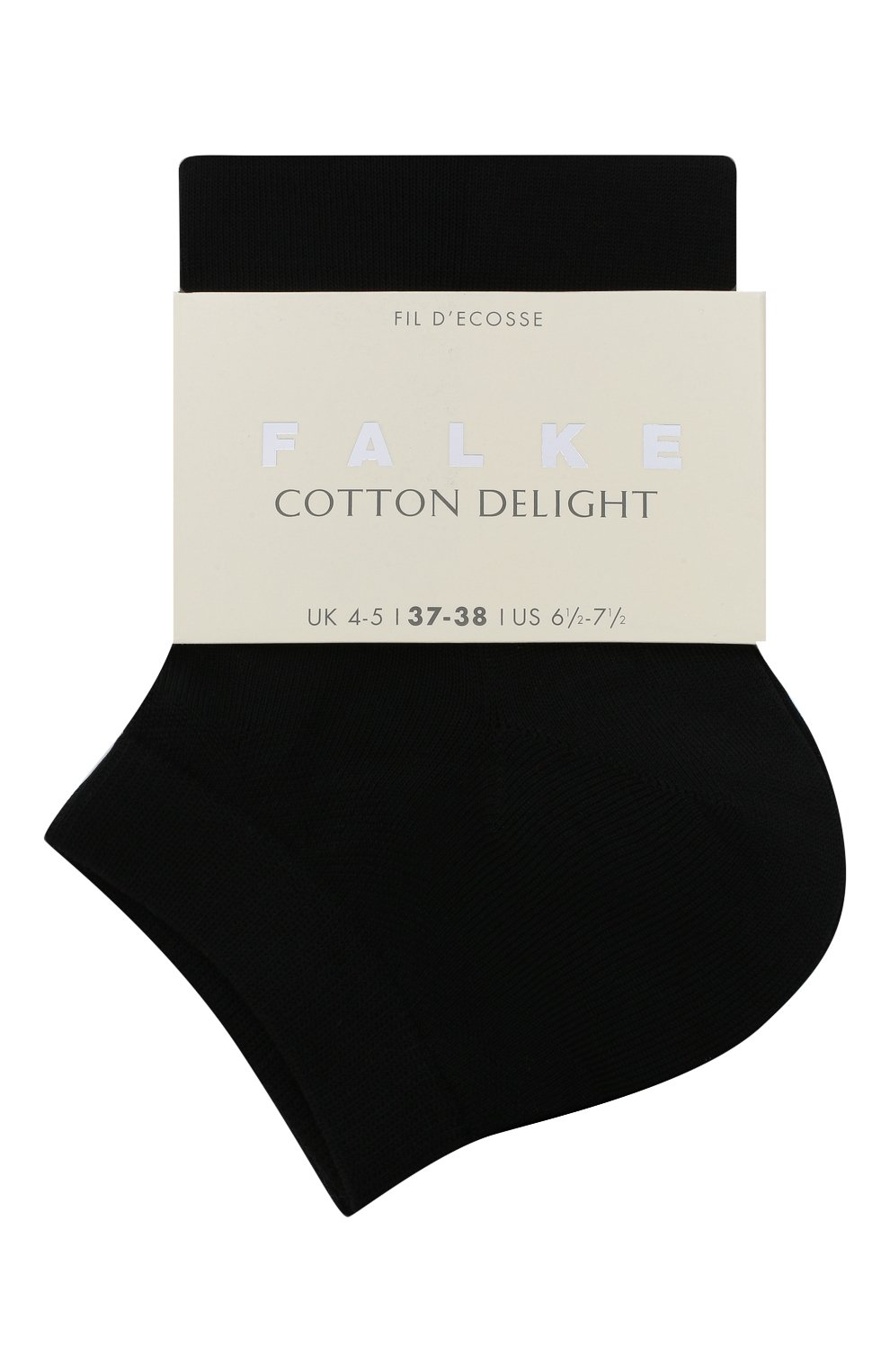 Носки delight FALKE черного цвета по цене 1580 руб., арт. 47555, фото 1 Носки delight FALKE, арт. 47555, фото 1