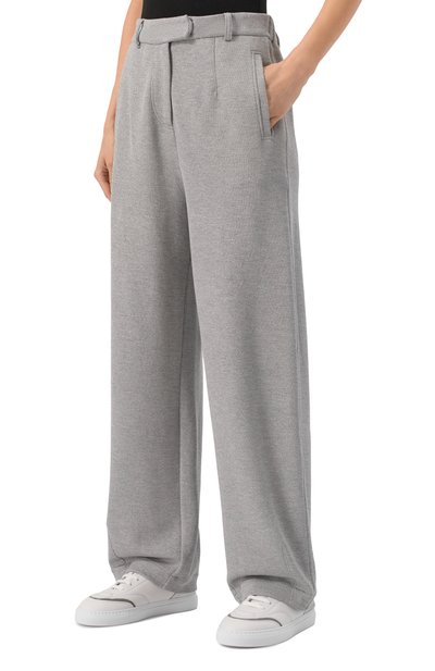 Брюки из вискозы и хлопка BRUNELLO CUCINELLI, арт. MP930SN999, фото 3