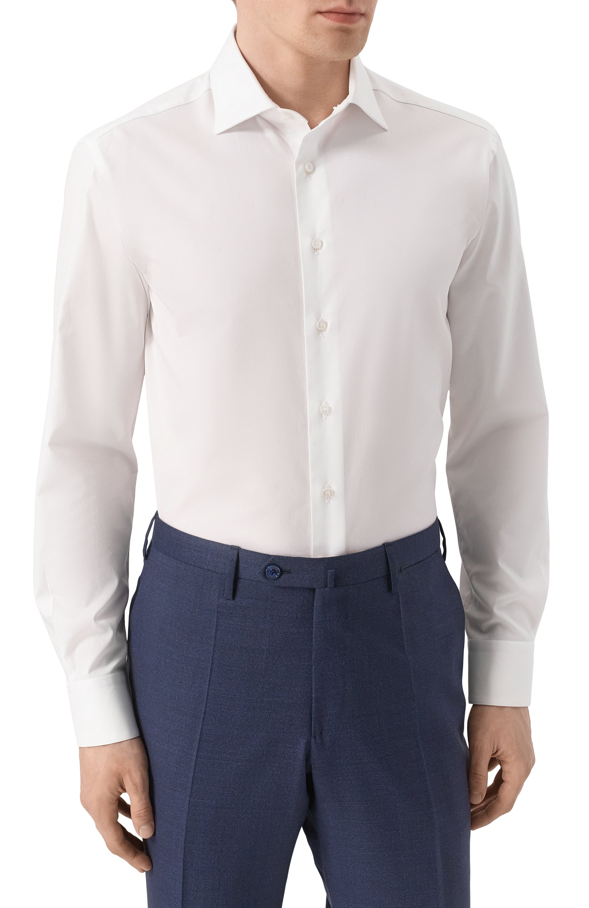 Хлопковая сорочка ZILLI, арт. F0RC01M010013116U, фото 3