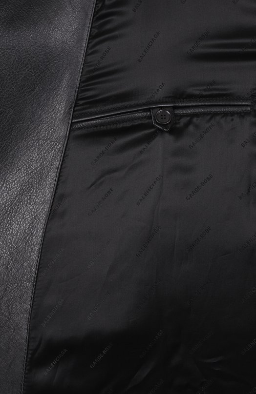 Кожаная куртка Balenciaga 813643/T0S15 Чёрный  813643/T0S15 Фото 7
