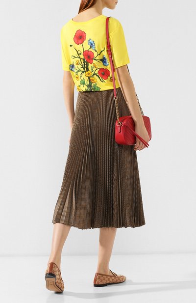 Хлопковая футболка GUCCI, арт. 492347/XJALD, фото 2