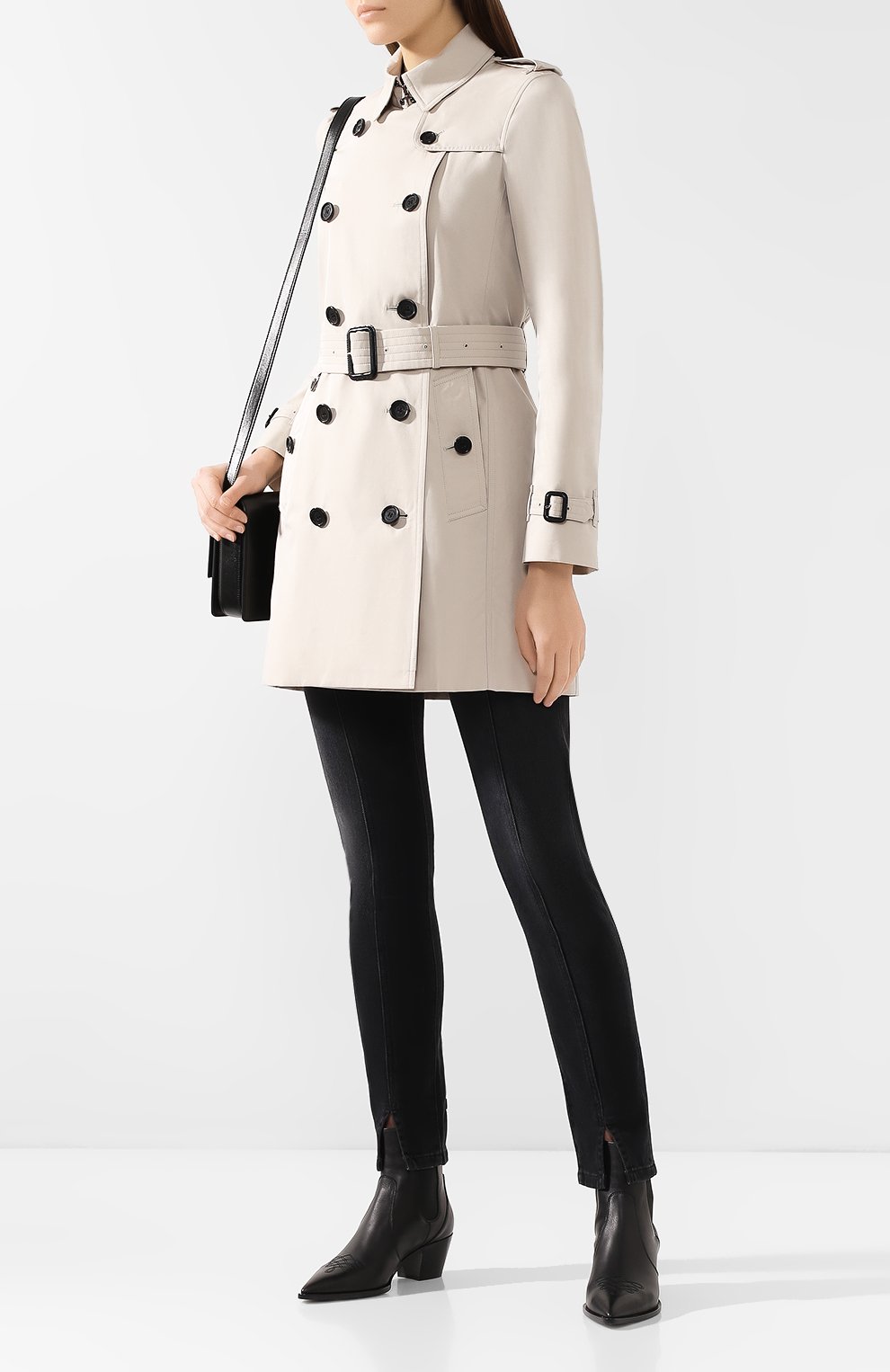 Хлопковый тренч kensington BURBERRY, арт. 3913363, фото 2