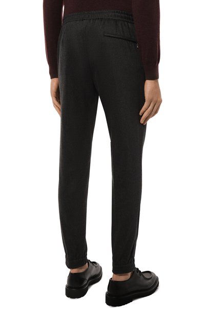 Шерстяные джоггеры CORNELIANI темно-серого цвета по цене 55850 руб., арт. 944529-9418540, фото 4 Шерстяные джоггеры CORNELIANI, арт. 944529-9418540, фото 4