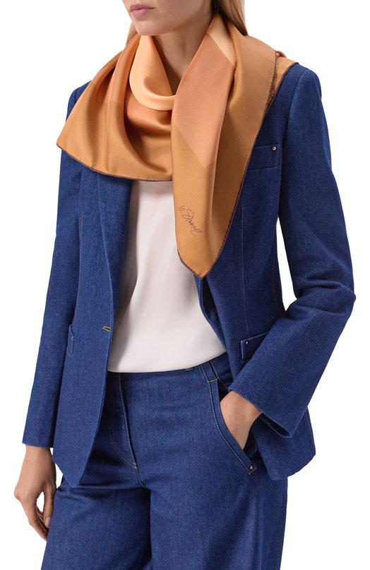 Шелковый платок Gradient 12 STOREEZ 137129 Коричневый  137129 Фото 2