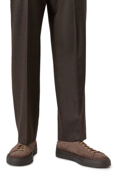 Замшевые кеды gloria SANTONI, арт. MBGG22120SM0TZIR, фото 3