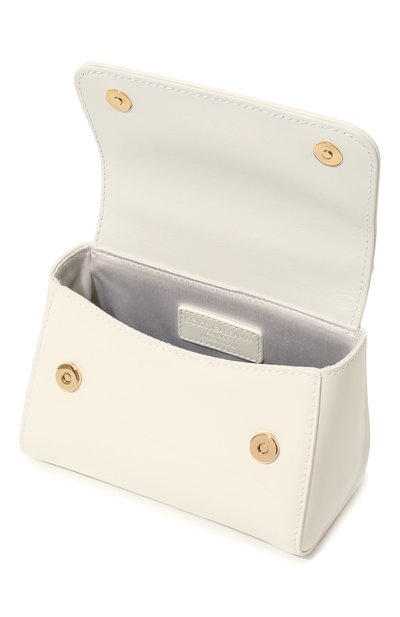 Сумка DOLCE & GABBANA белого цвета по цене 52850 руб., арт. EB0103/A1471, фото 3 Сумка DOLCE & GABBANA, арт. EB0103/A1471, фото 3