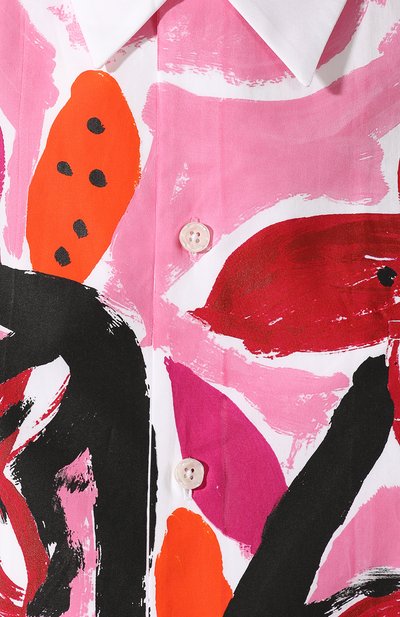 Хлопковая рубашка MARNI розового цвета по цене 59950 руб., арт. CAMAW49P13/SCQ72, фото 5 Хлопковая рубашка MARNI, арт. CAMAW49P13/SCQ72, фото 5
