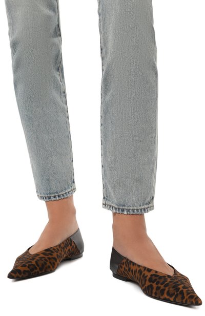 Текстильные балетки carolyn SAINT LAURENT, арт. 776050/AAC9R, фото 3