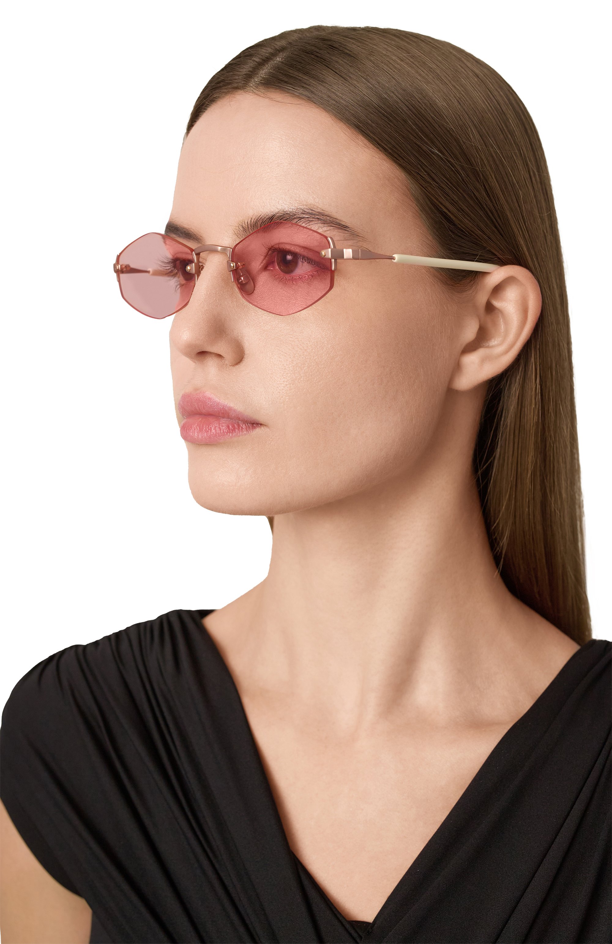 Солнцезащитные очки GAST, арт. LUNAR MATTE R0SE G0LD LU01, фото 3