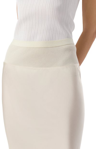 Атласная юбка RICK OWENS, арт. RP01E7348/SCH, фото 5