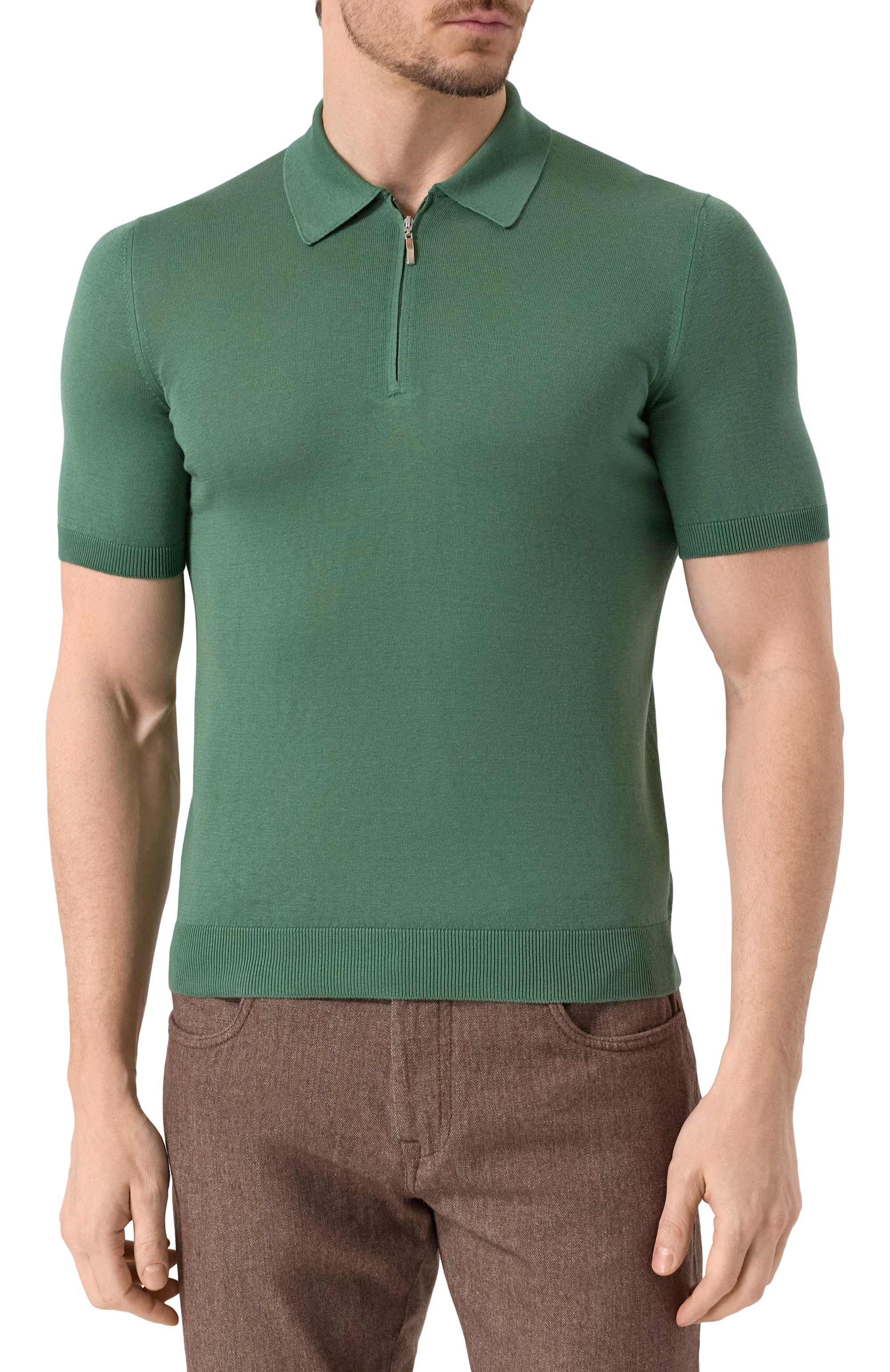 Шелковое поло GRAN SASSO, арт. 43166/23503, фото 3