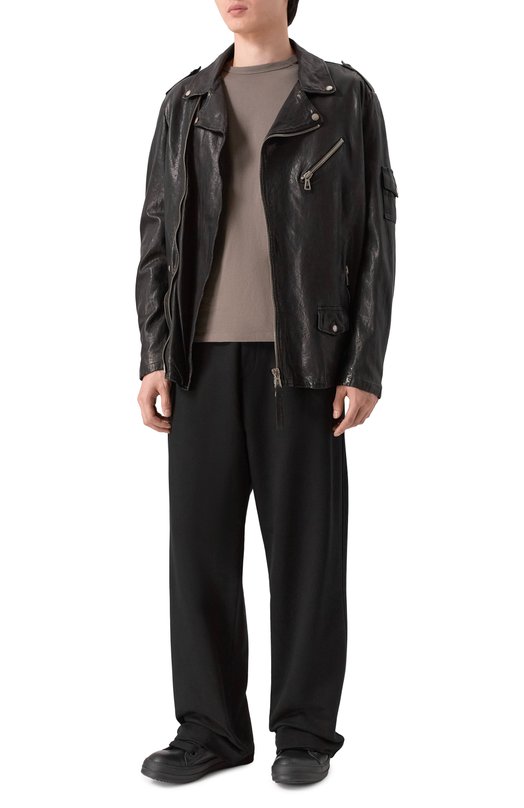 Хлопковая футболка Rick Owens RU01F2232/JA Серый  RU01F2232/JA Фото 2