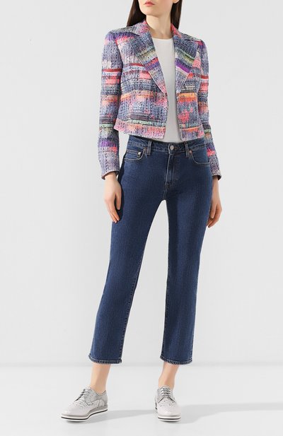 Комбинированные броги PERTINI серого цвета по цене 26350 руб., арт. 191W14794D7, фото 2 Комбинированные броги PERTINI, арт. 191W14794D7, фото 2