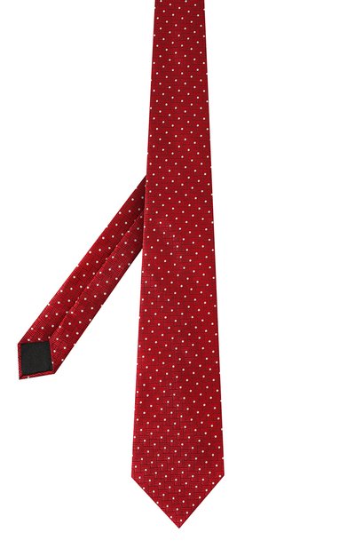 Шелковый галстук LANVIN красного цвета по цене 15000 руб., арт. TIE/2068, фото 3 Шелковый галстук LANVIN, арт. TIE/2068, фото 3