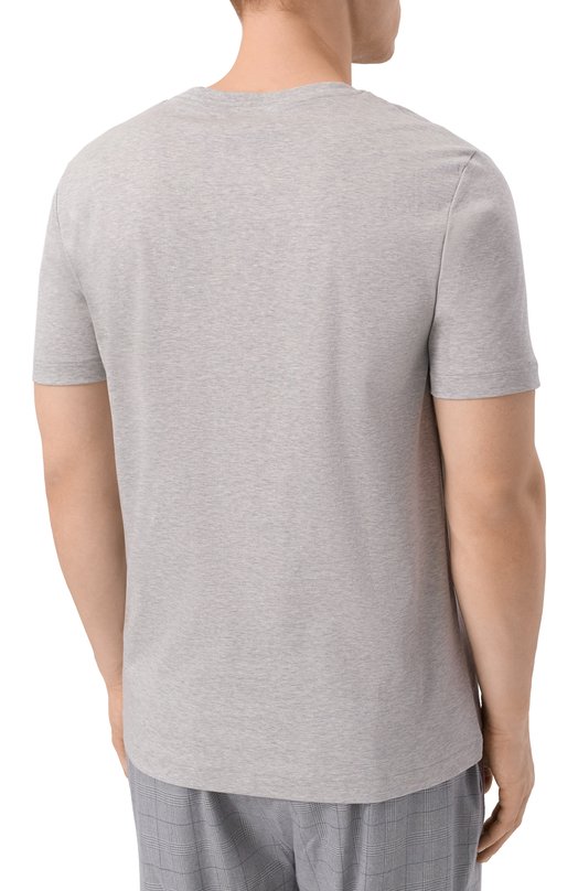 Хлопковая футболка Zimmerli 286M-43110 Серый  286M-43110 Фото 4