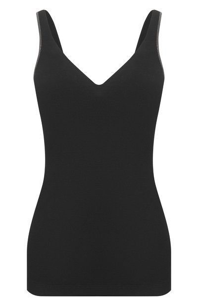 Женский хлопковый топ BRUNELLO CUCINELLI, арт. MPT18BA702