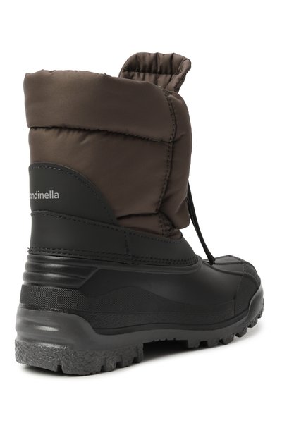 Утепленные сапоги RONDINELLA коричневого цвета по цене 18700 руб., арт. NEVE10F/31-33, фото 3 Утепленные сапоги RONDINELLA, арт. NEVE10F/31-33, фото 3